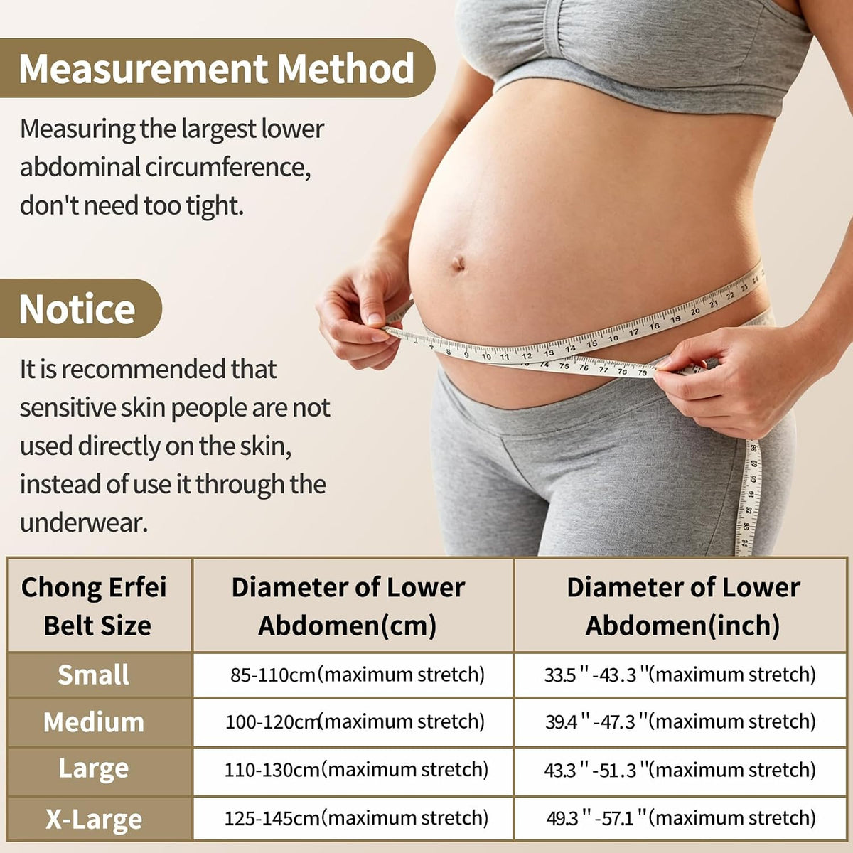 ChongErfei Cinturón de maternidad, cinturón de apoyo 3 en 1 para do...