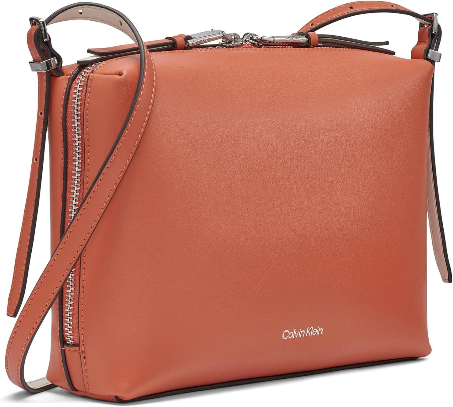 Calvin Klein Lowen Top - Bandolera con cremallera para mujer