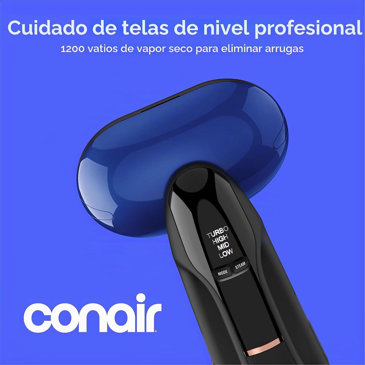 Conair 2 en 1 Vaporizador de Mano y Plancha para Ropa, Turbo Extrem...