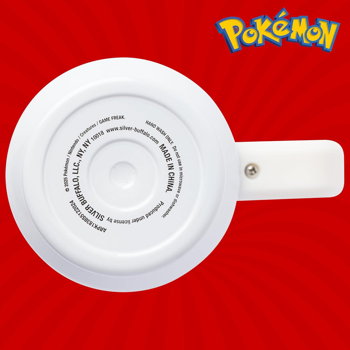 Silver Buffalo Pokémon Vaso Térmico de Acero Inoxidable de Doble Pa...