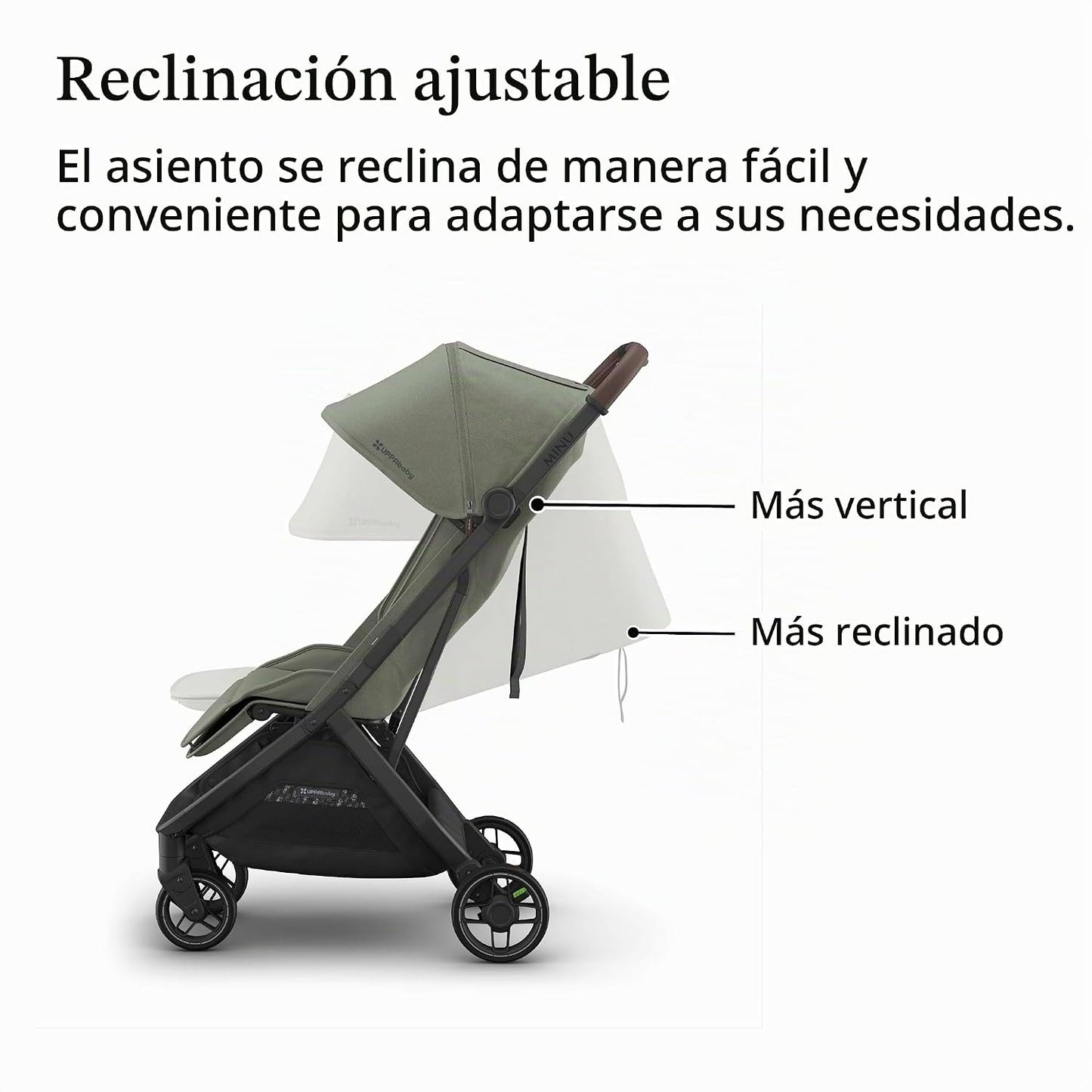 UPPAbaby Minu V3 Cochecito de viaje | Diseño ligero + compacto | Pl...