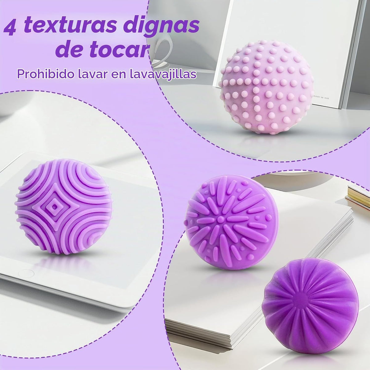 Fidget Toys - Pelotas magnéticas para el estrés para adultos y adol...