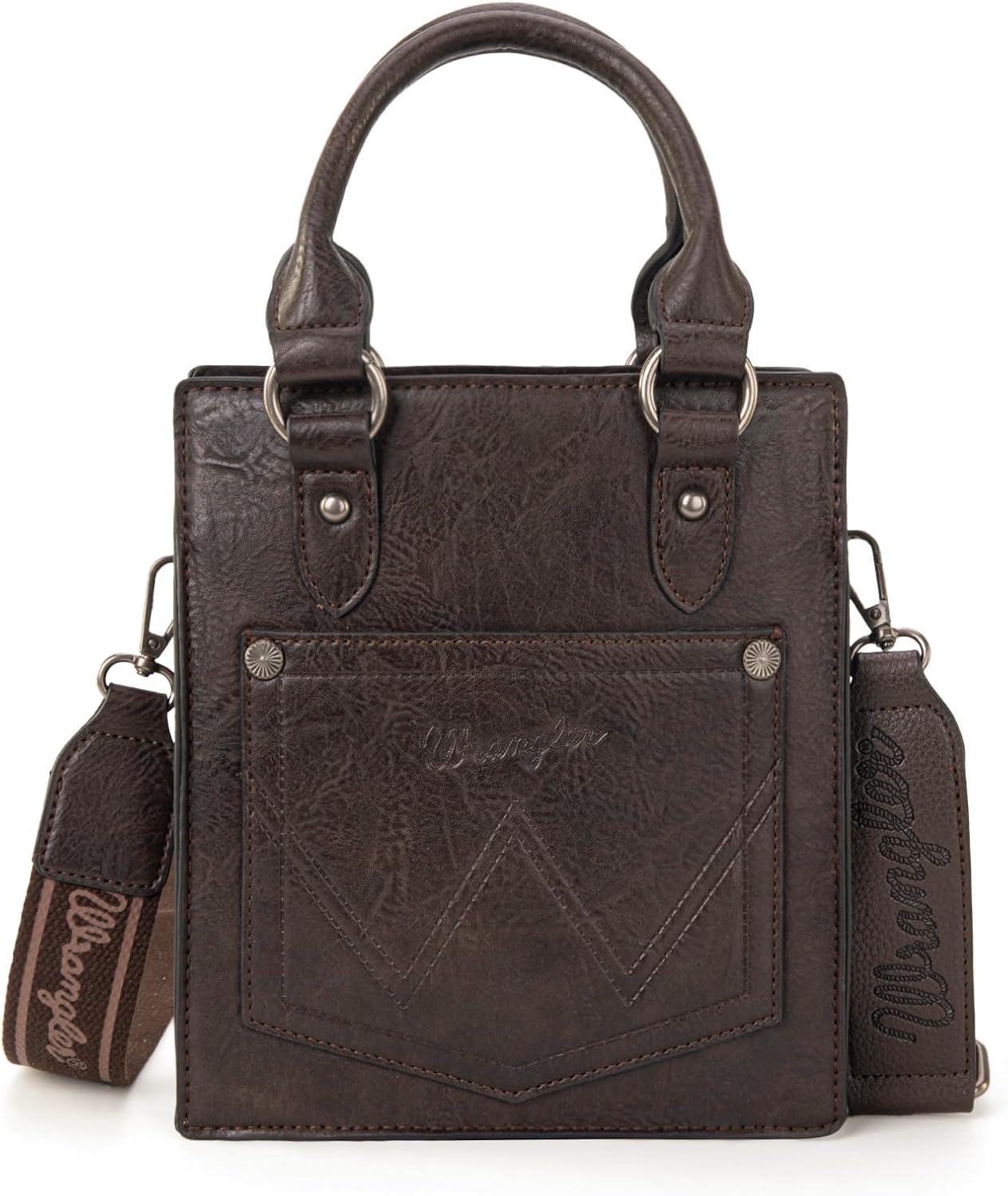 Wrangler Bolso Cruzado en Relieve para Mujer con Asa Superior, Bols...
