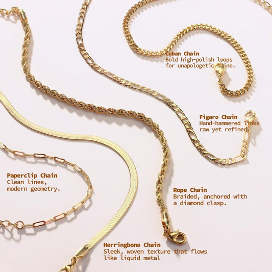 Krfy 5\/6 piezas pulseras chapadas en oro para mujeres modernas, ju...