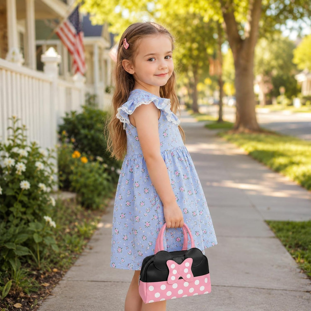 Bolso de juego de simulación para niñas pequeñas, bolso para niños...