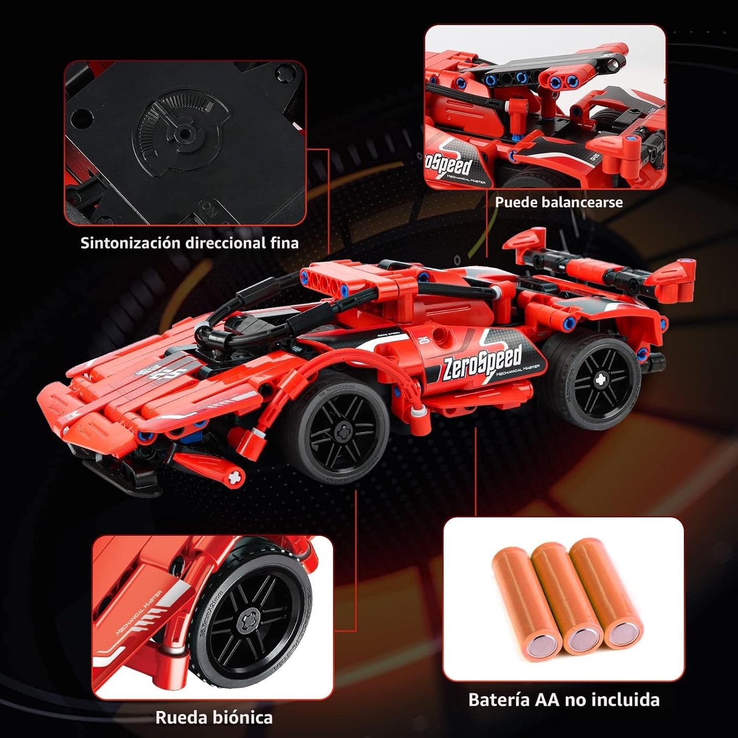 GAMZOO Juguete RC Mejores Regalos de Cumpleaños para Niños y Niñas...