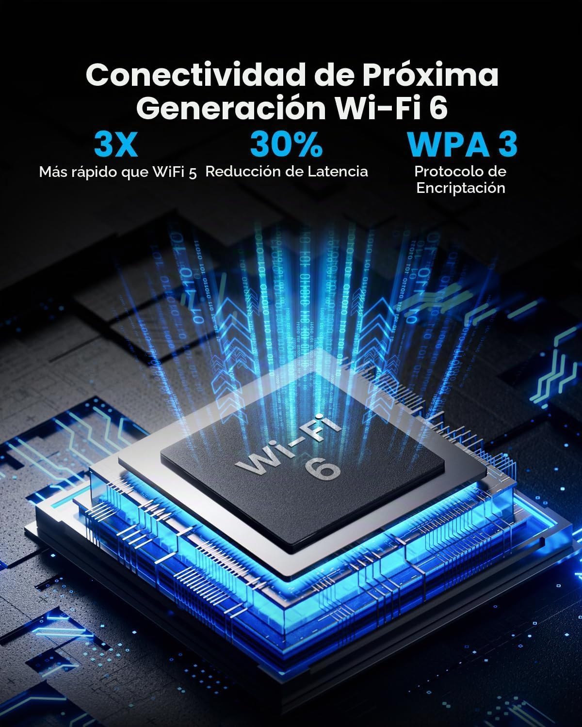 ieGeek Cámara solar inalámbrica para exteriores, cámaras WiFi 2K pa...