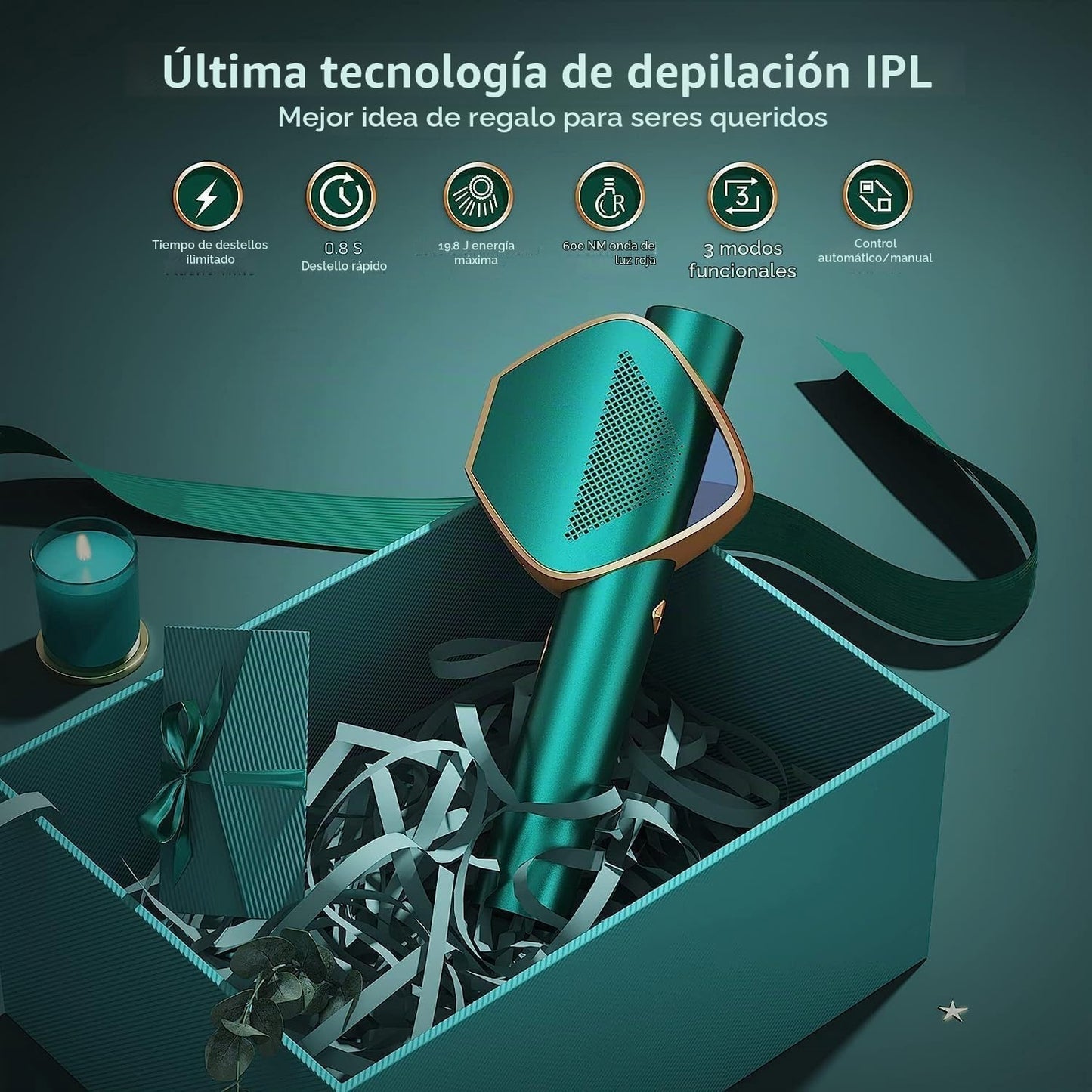 Depilación láser IPL para mujeres y hombres, resultados de larga du...