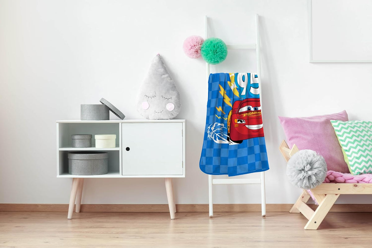 Sunny Side Up Disney Pixar Cars - Manta de peluche de 46 x 60 pulga...