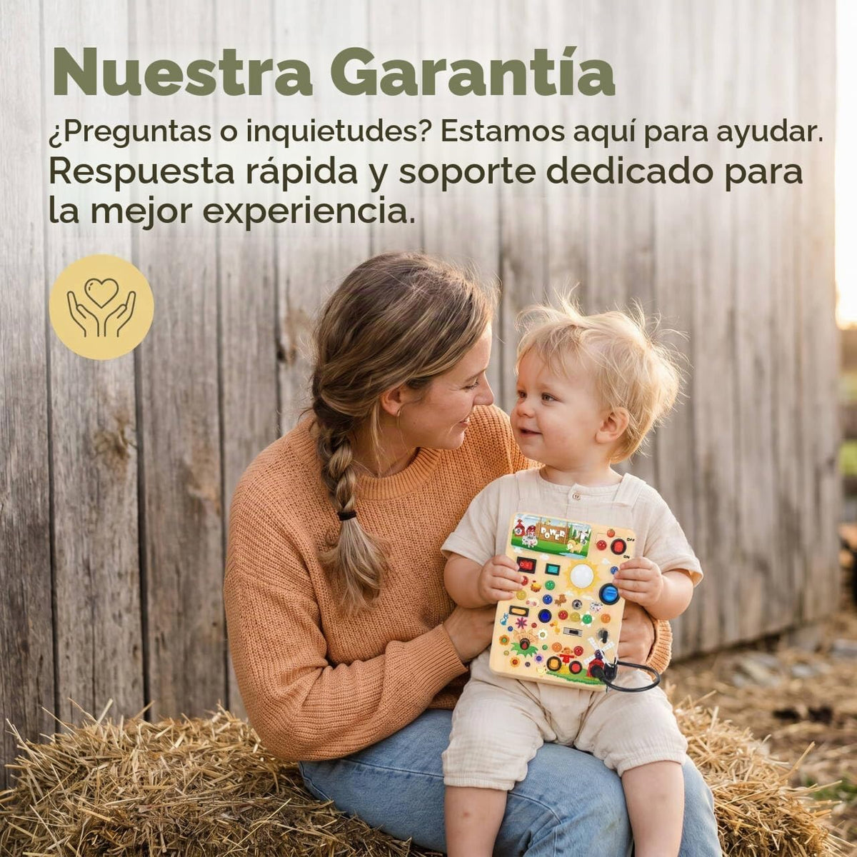 RichBoy Montessori - Tablero de juguete para niños de 1 a 3 años, j...