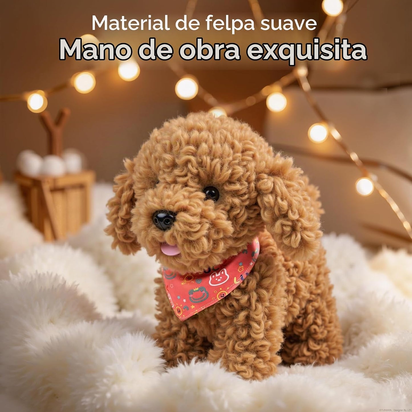 TUMAMA Perro de juguete que camina y ladra para niños 18M+ | Juguet...