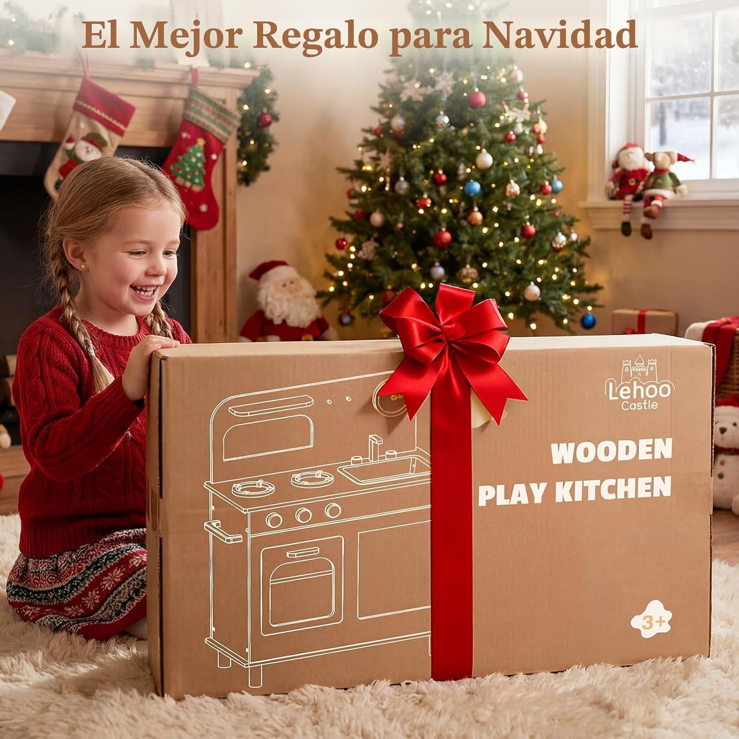 Lehoo Castle Juego de Cocina Infantil para Niños Pequeños de 1 a 3...