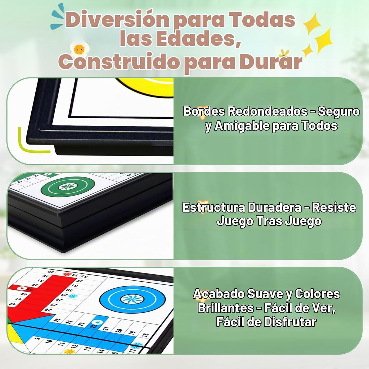 Juego de mesa magnético Ludo de viaje de 9.8 pulgadas para niños y...