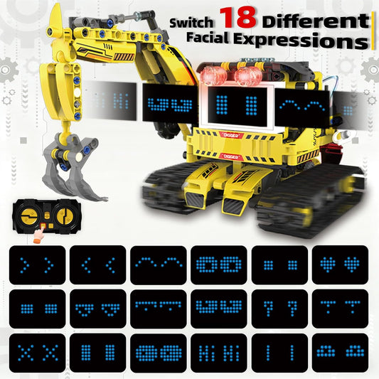 Suplanet Juego de bloques de construcción de robot programable 5 en...