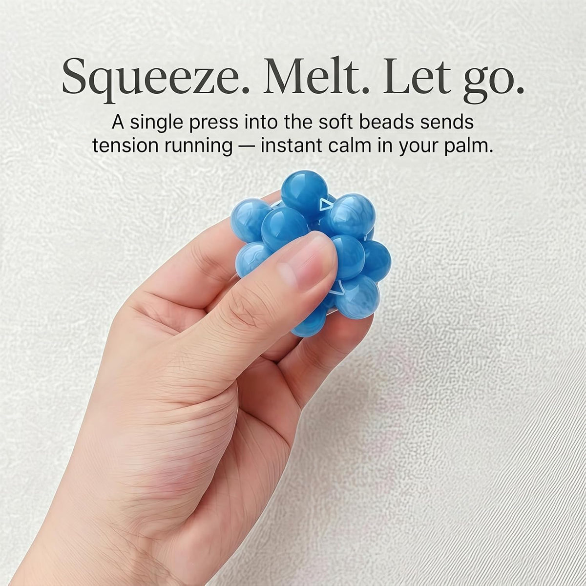 Fidget Toy Stress Relief Squeeze Ball - Bola sensorial con aparienc...