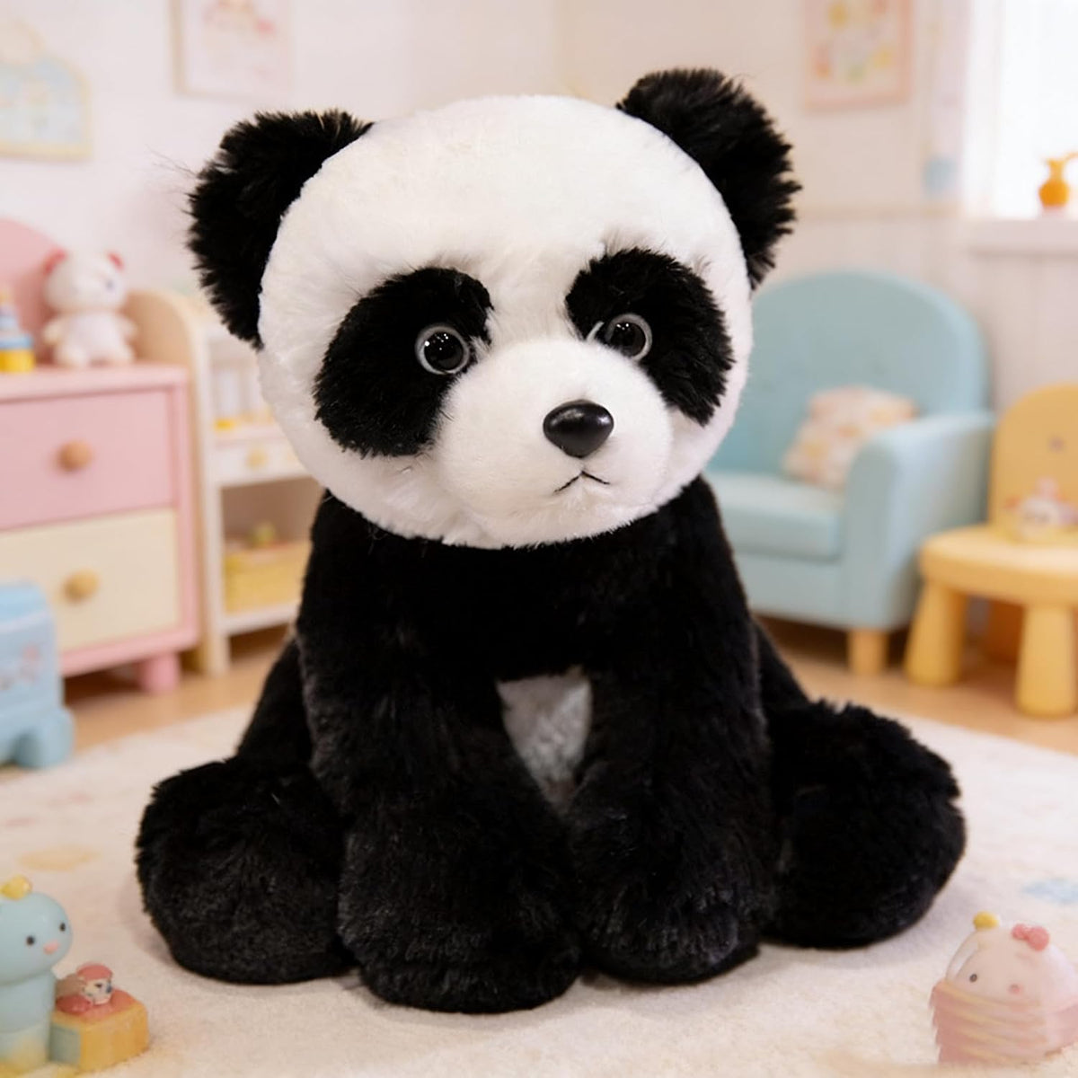 YUKOUQIAN Peluche de panda gigante de 8 pulgadas para niñas y niños...