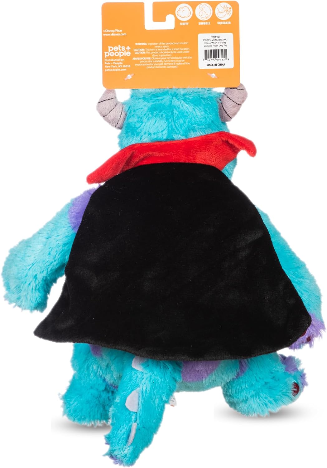 Disney for Pets Pixar Monsters Inc Sulley Vampire - Juguete de pelu...