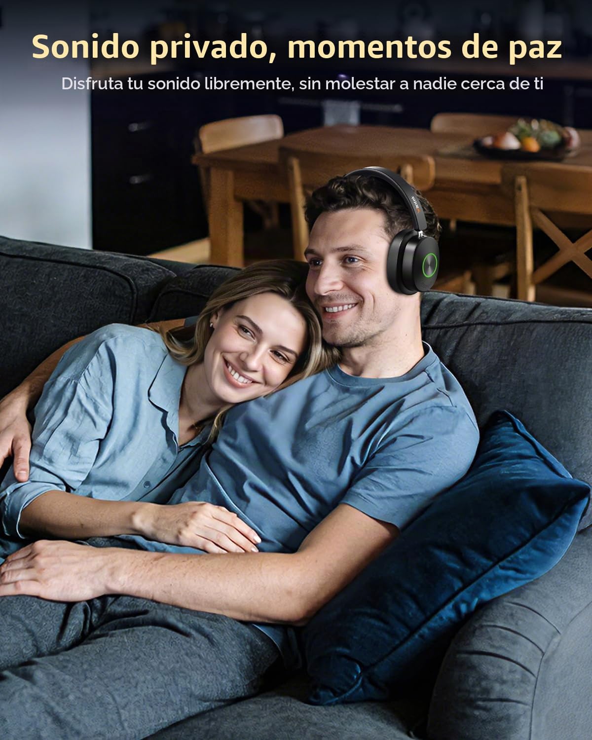 Wantek Auriculares inalámbricos para ver televisión, auriculares in...
