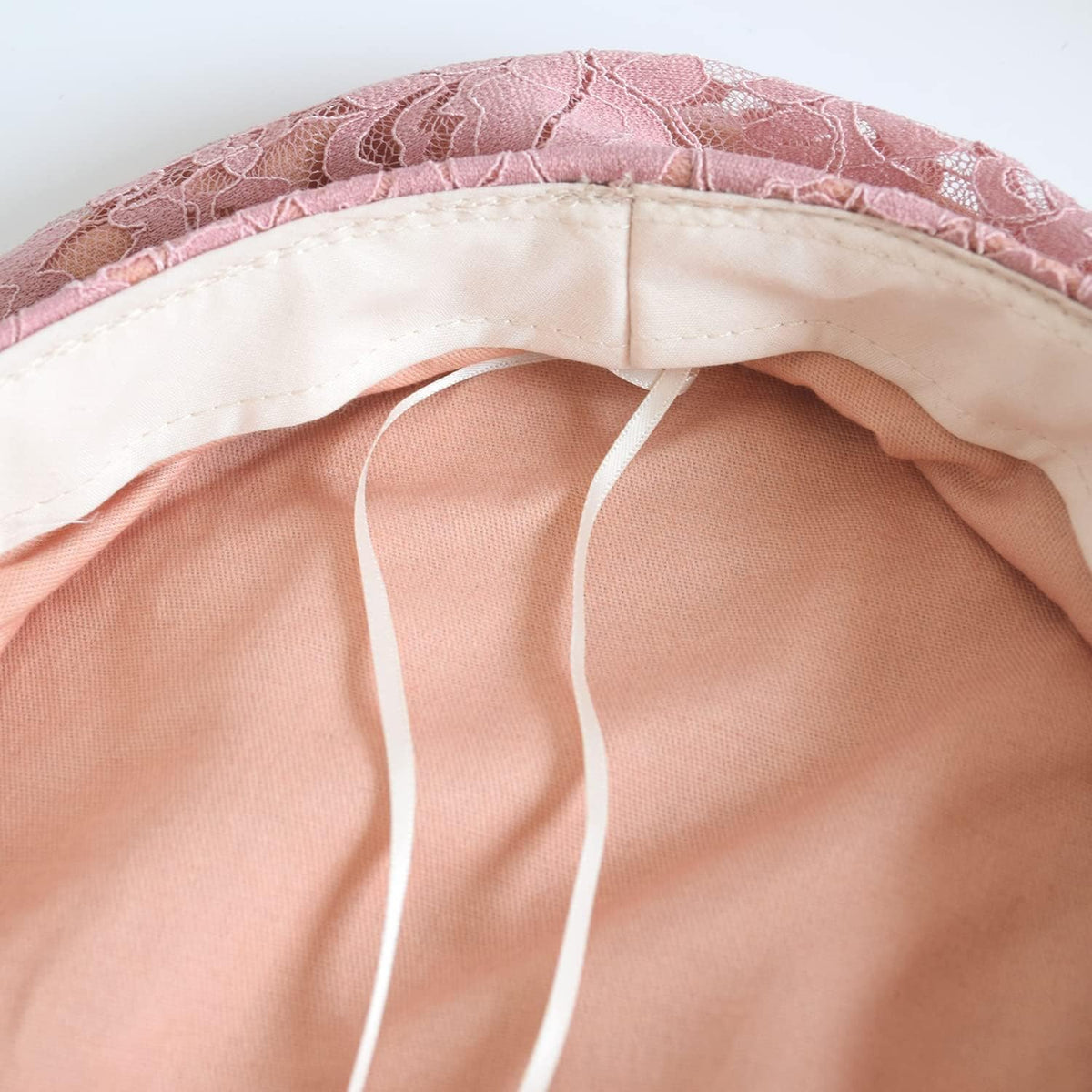 AICHUAN Boina de encaje elegante para mujer, boina de vestido franc...