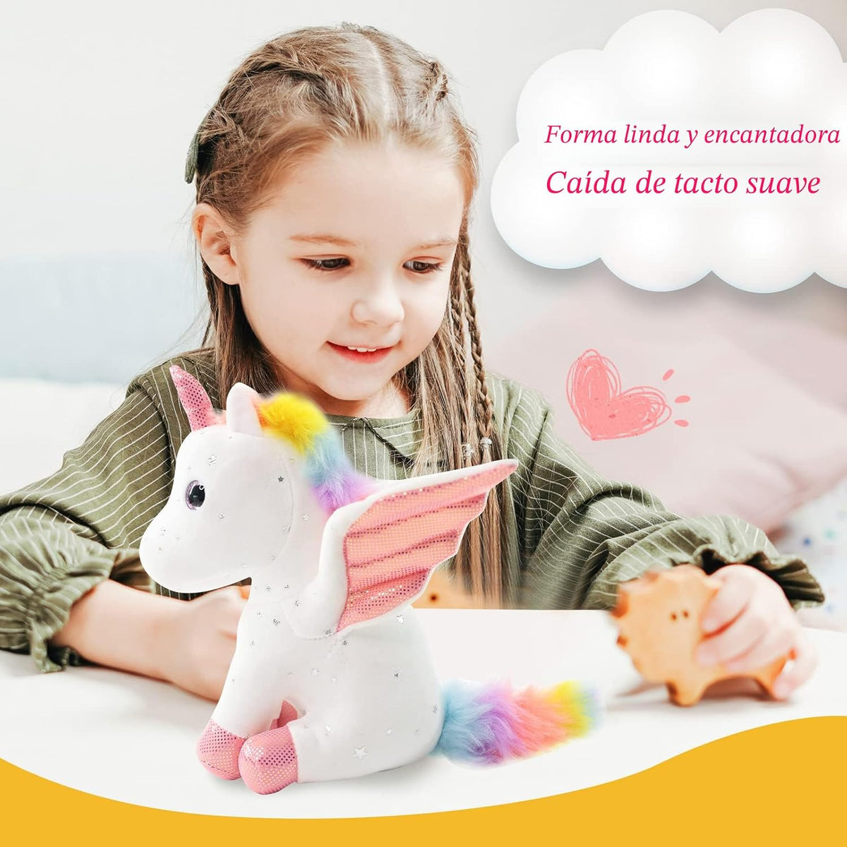Sew Butiful Animal de peluche de unicornio de 8 pulgadas - Lindo ju...