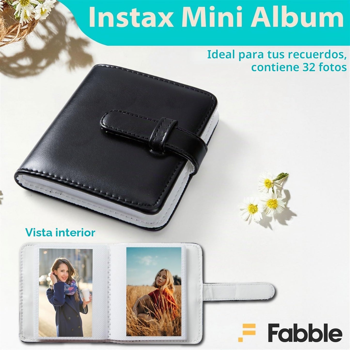 Fujifilm Instax Mini Evo - Cámara instantánea híbrida (negro) con p...