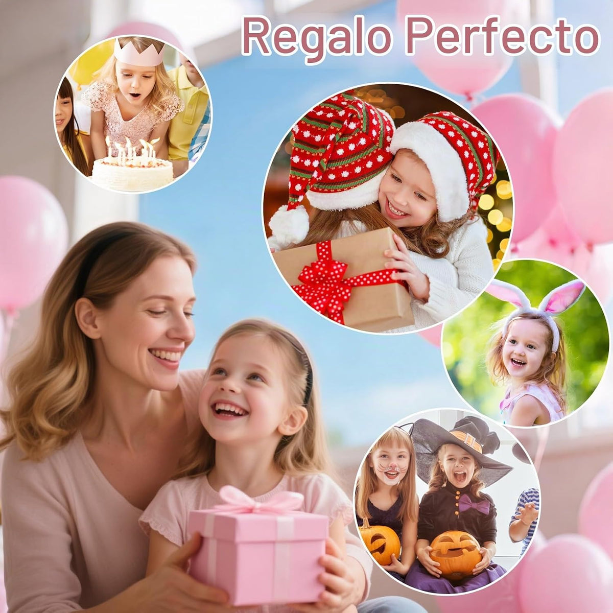 Vodolo Maquillaje No Tóxico para Niñas Pequeñas, Juegos de Maquilla...
