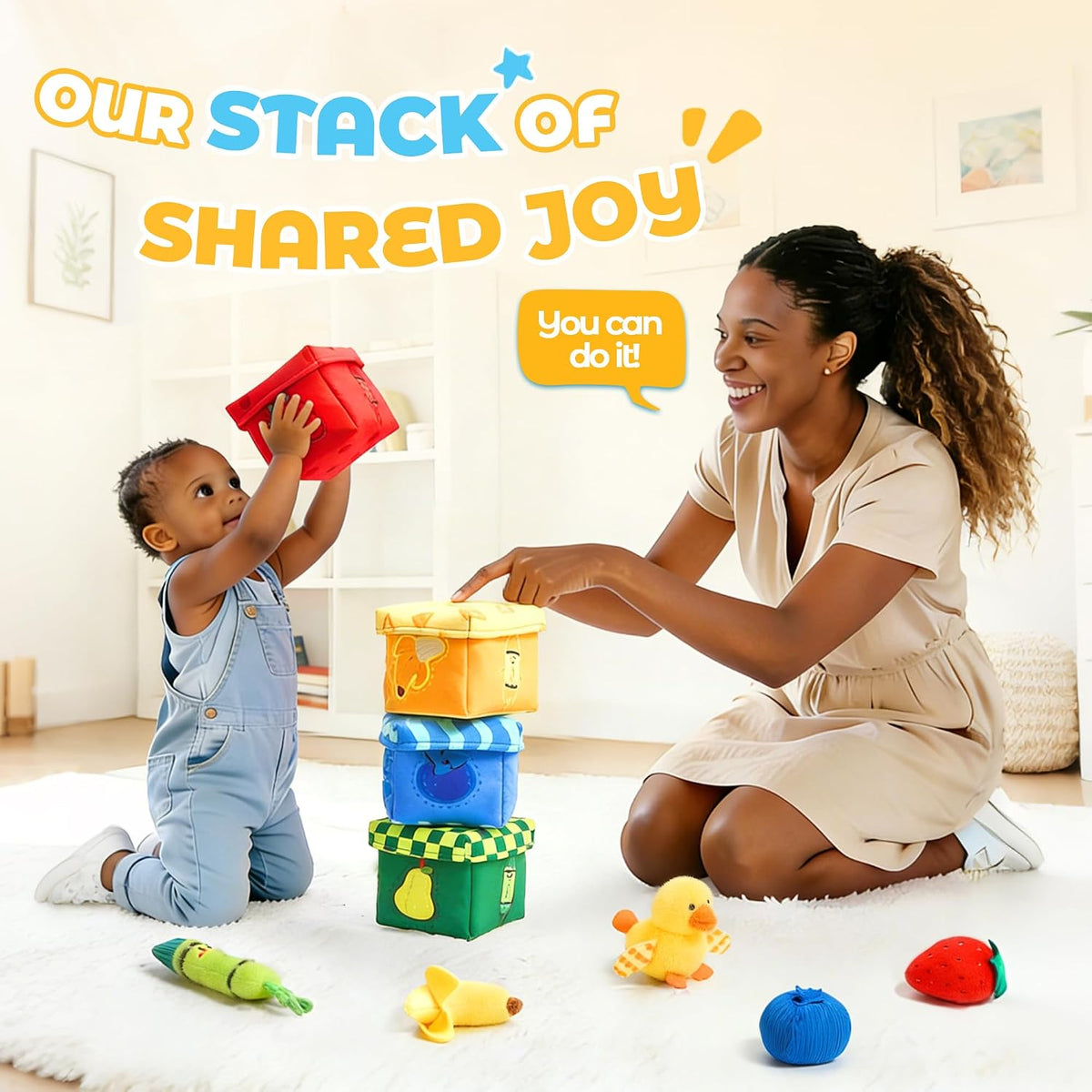 JoyCat - Juguetes Montessori para niños pequeños de 1 a 3 años, 12...