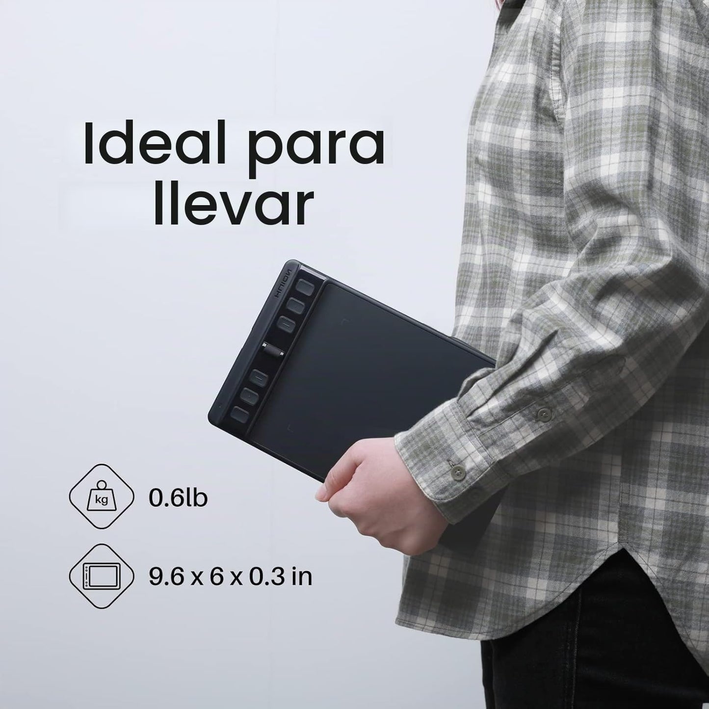 HUION Tableta de Dibujo Inspiroy 2 Pequeña, Tableta de Arte Digital...
