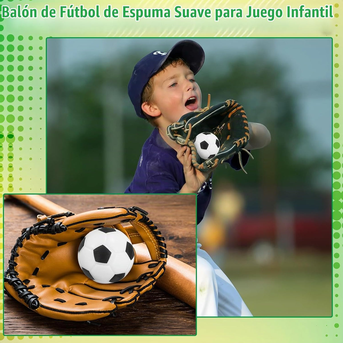 Paquete de 30 pelotas de fútbol de 2.5 pulgadas, pelotas de fútbol...