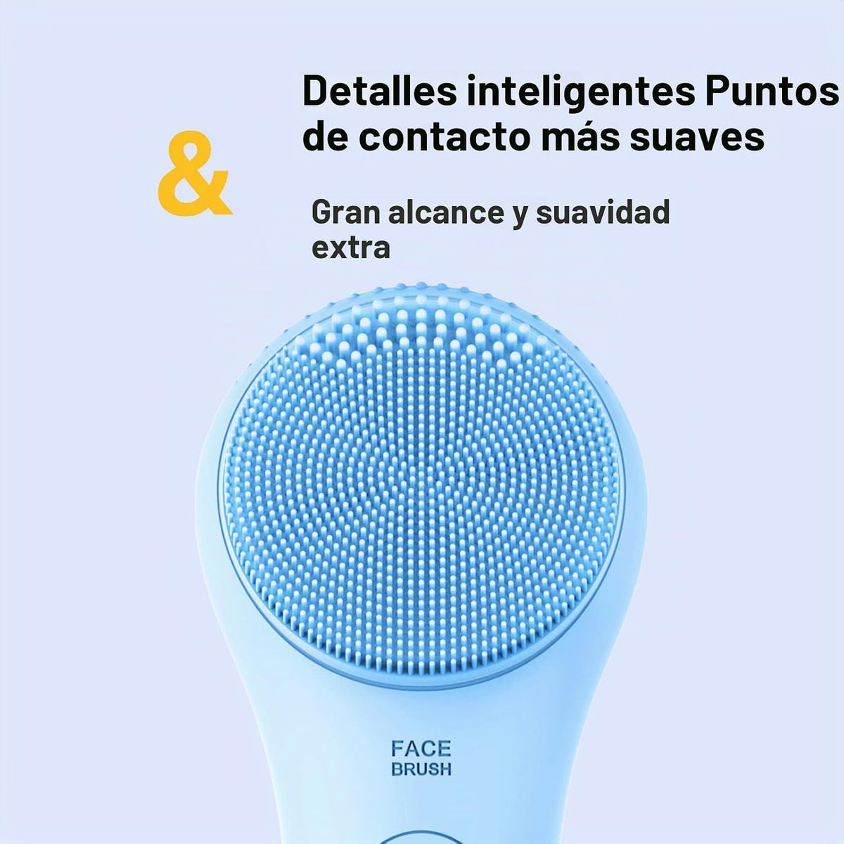 Cepillo de limpieza facial eléctrico NågraCoola - Resistente al agu...