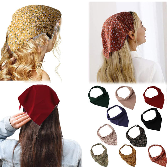 Jaciya Pañuelos para el cabello, bandanas para la cabeza para mujer...