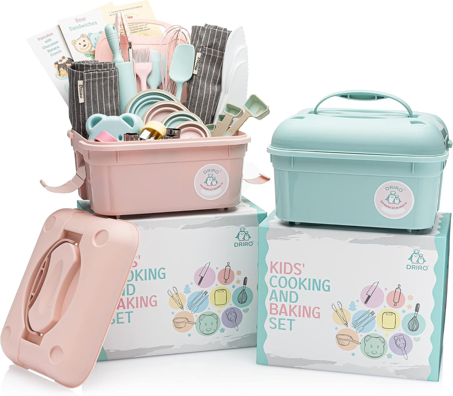 Juego de hornear para niños, juego de cocina real para niños, sumin...