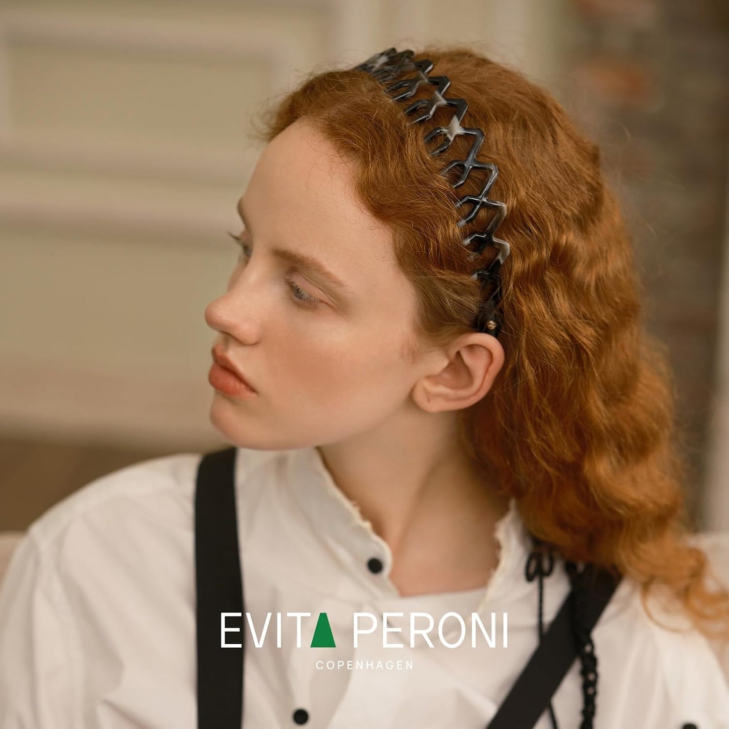 EVITA PERONI Diadema de peine para mujeres y niñas, diadema en zigz...