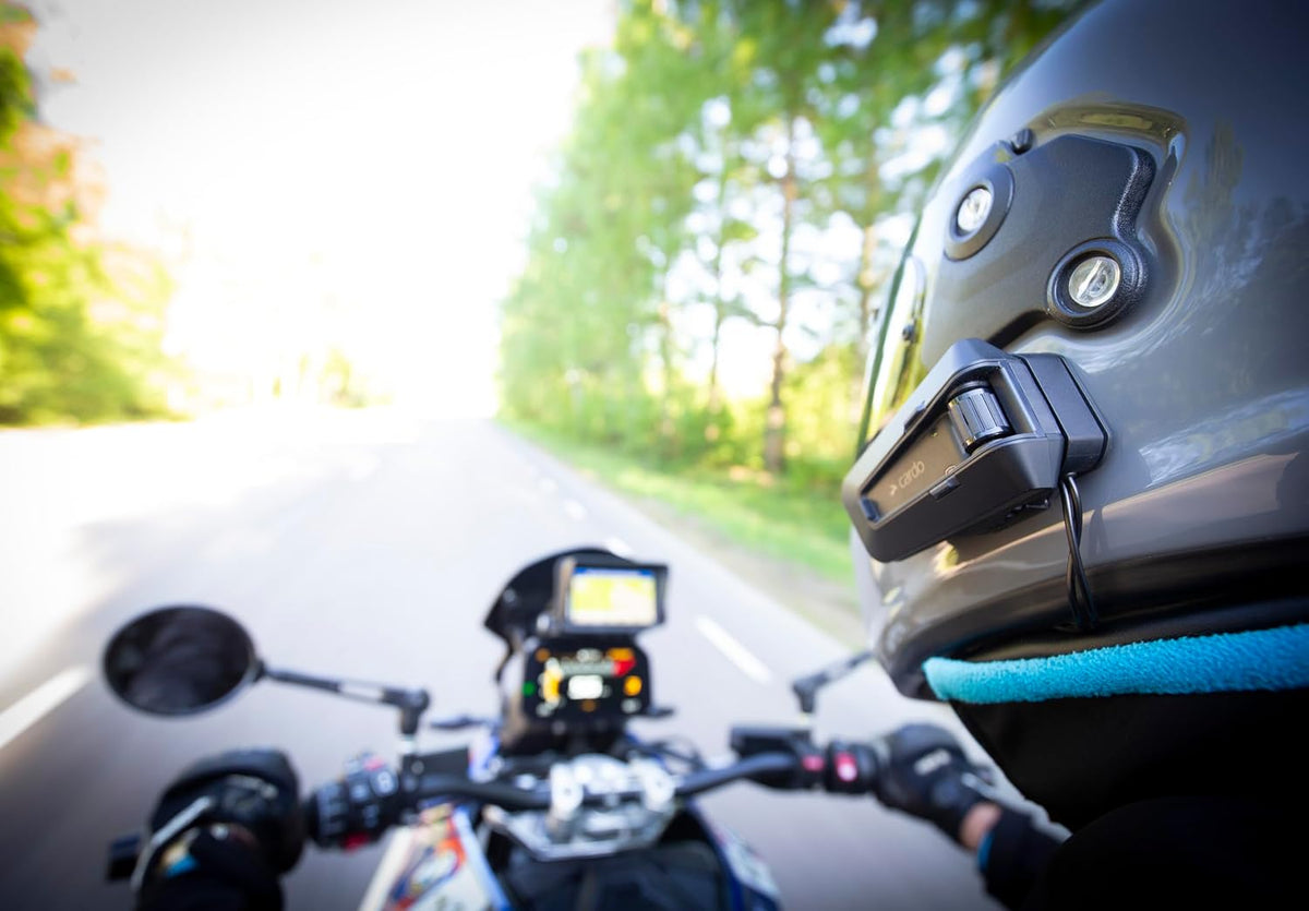 Cardo PACKTALK PRO - Sistema de comunicación para casco de motocicl...