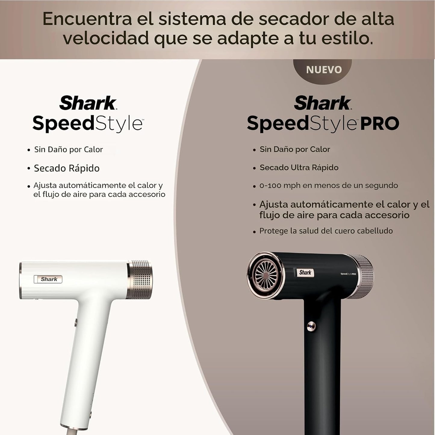 Shark SpeedStyle Pro Sistema Profesional de Secador de Pelo de Alta...