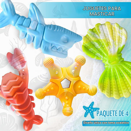 PETSTA Juguetes masticables para perros para masticadores agresivos...