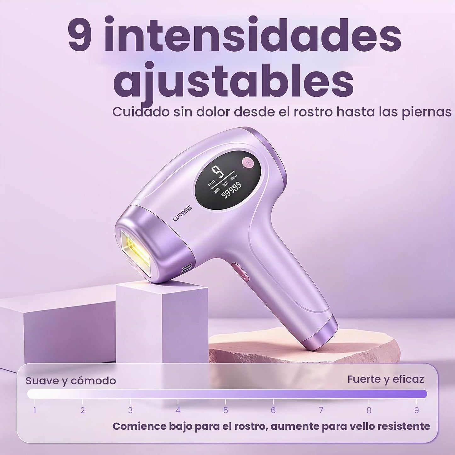 Ufree Dispositivo de depilación IPL, cuerpo completo para mujeres y...