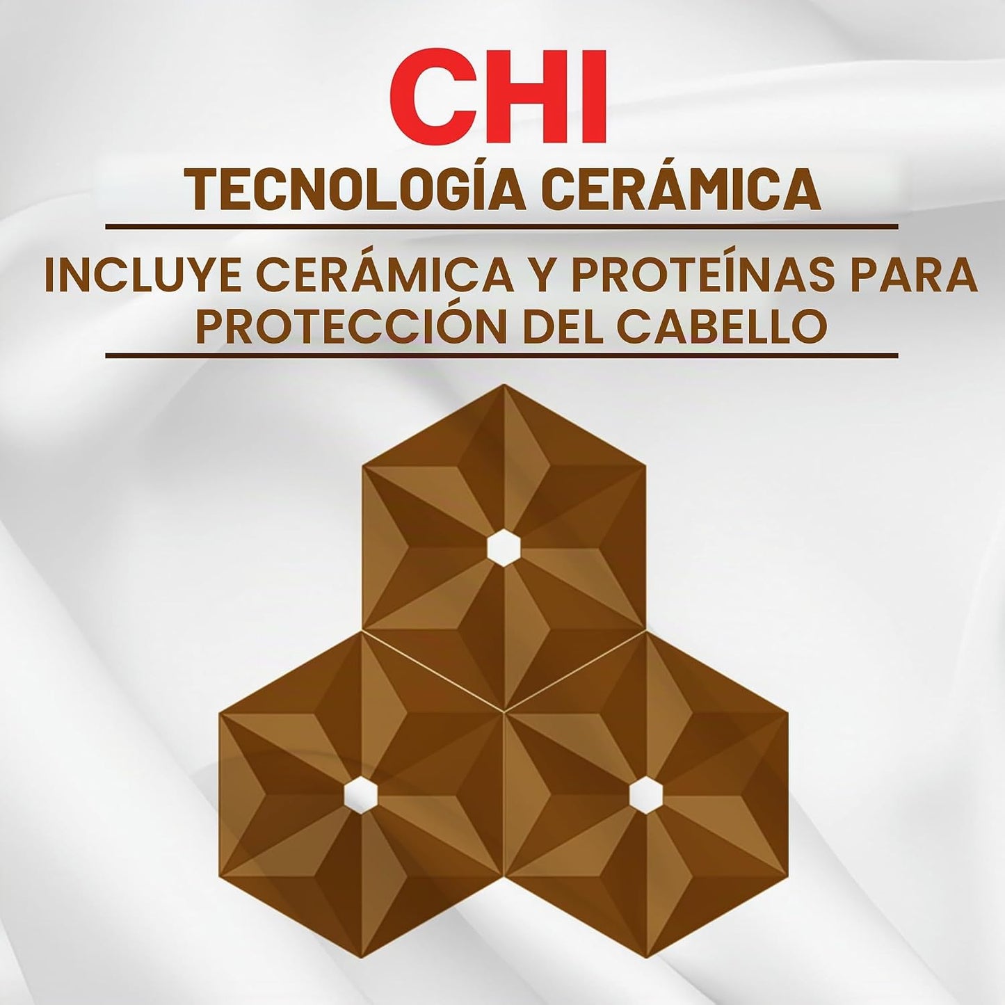 Secador de pelo serie CHI 1875, ligero y potente, color moca | Para...