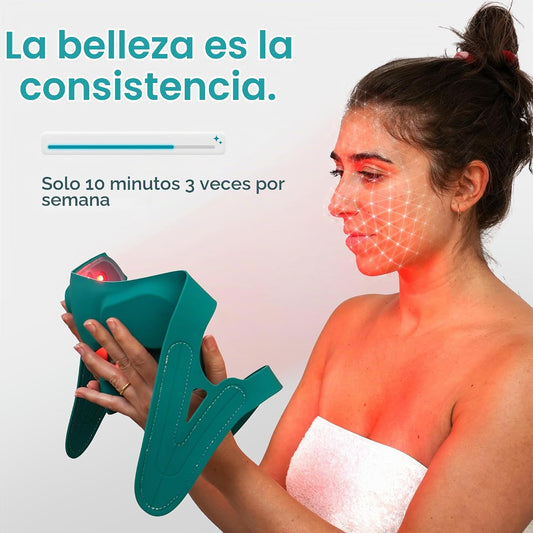 BluMora Terapia de luz roja para cara, terapia de luz LED inalámbri...