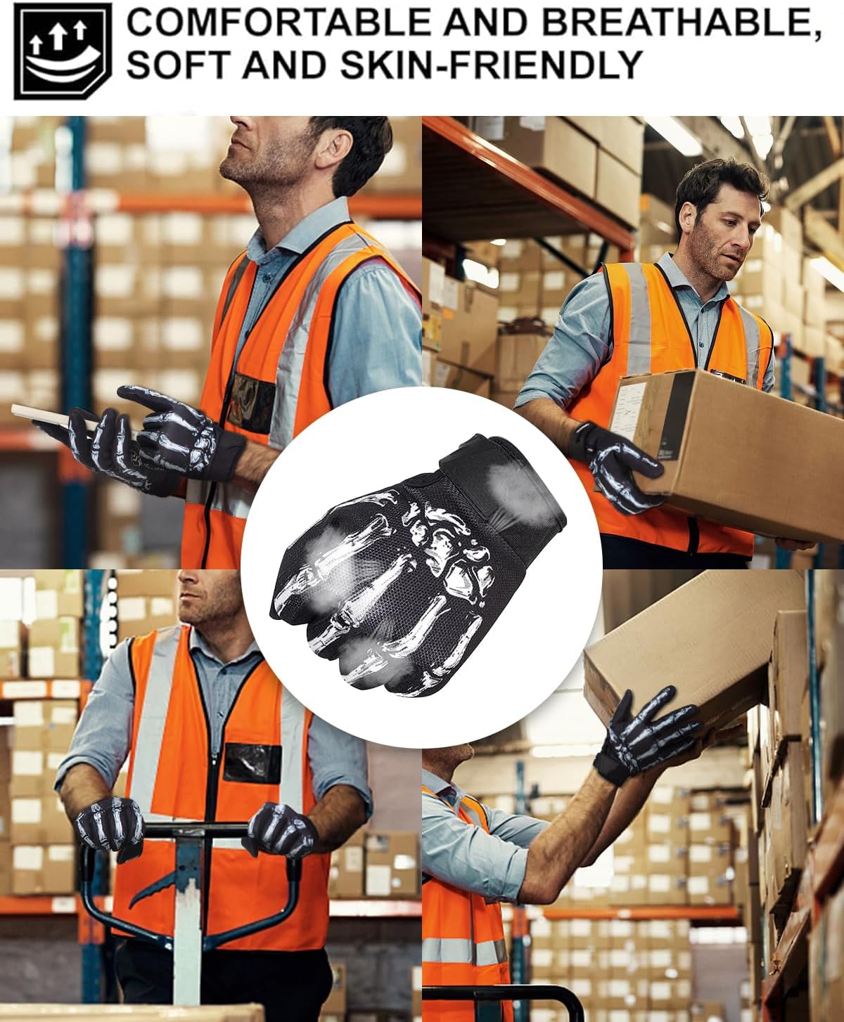 Guantes de motocicleta RIGWARL para hombres y mujeres con función t...
