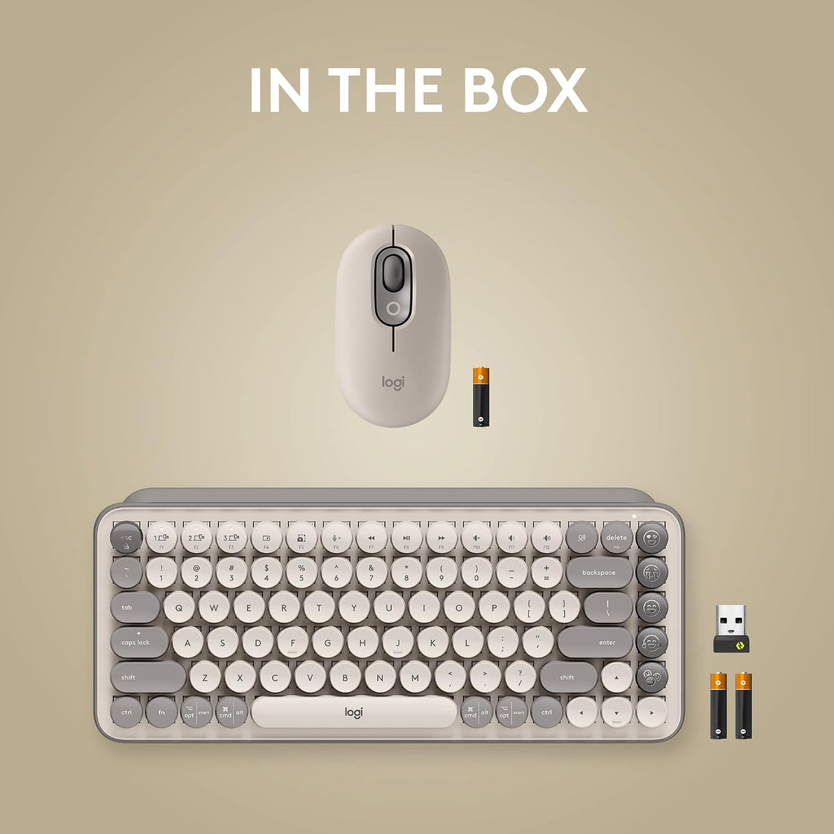 Logitech POP Keys + POP Mouse Conjunto de teclado inalámbrico y mou...