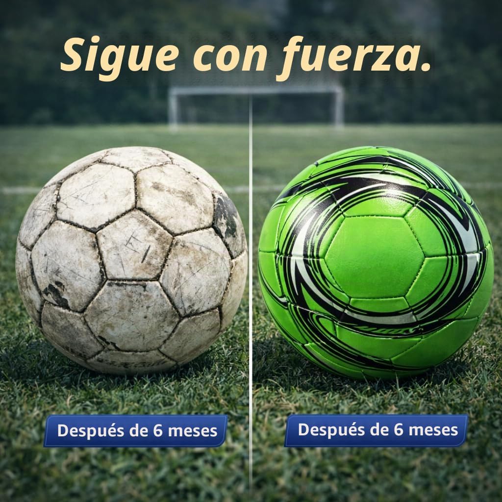 Western Star Balón de fútbol Helix- Tamaño 3 4 5 \u2013 Pelotas de...