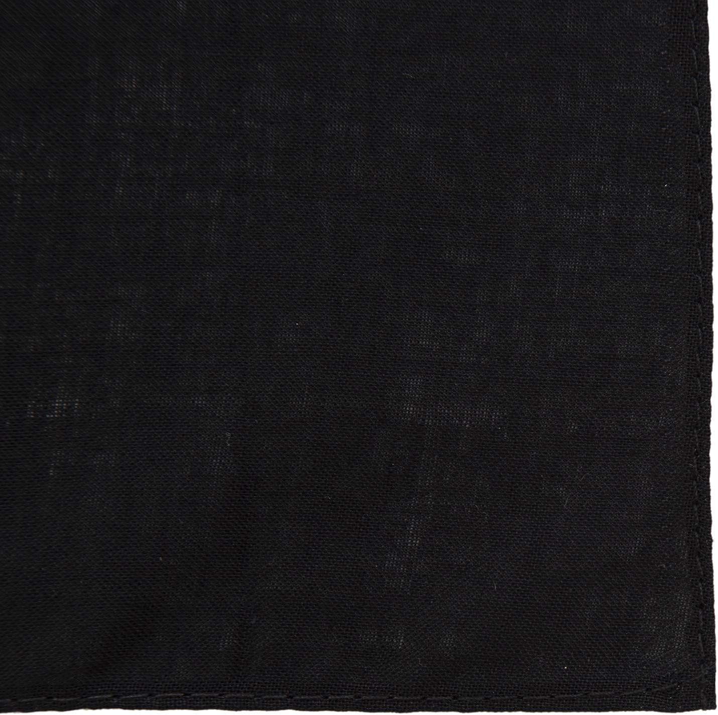 Bandanas grandes de 100 % algodón de color liso y blanco (22 pulgad...