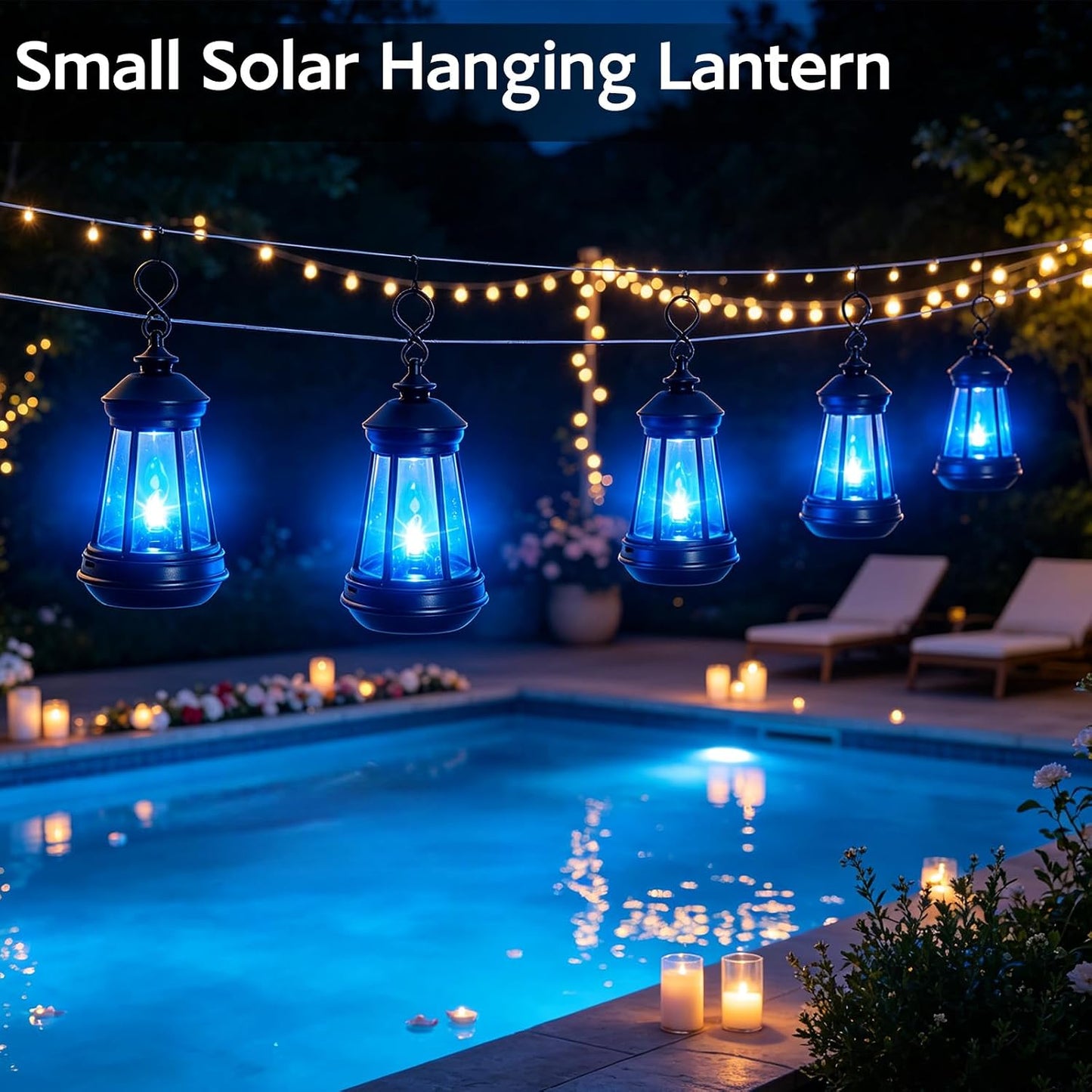 Mini linterna solar de repuesto para estatua al aire libre, luces s...