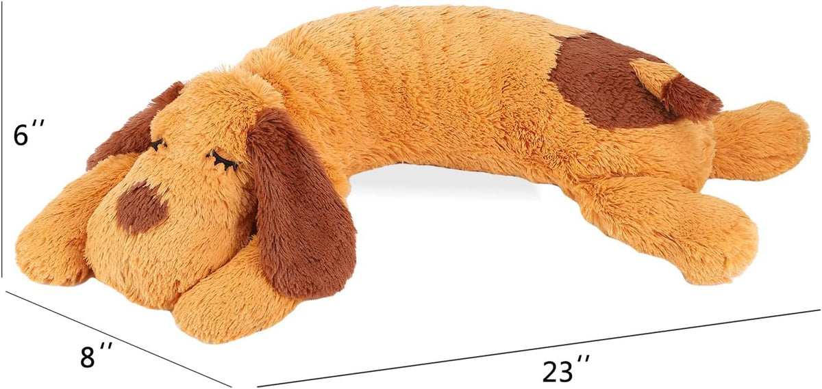 WEOK Juguete de latido del corazón para cachorros, Almohada de acur...