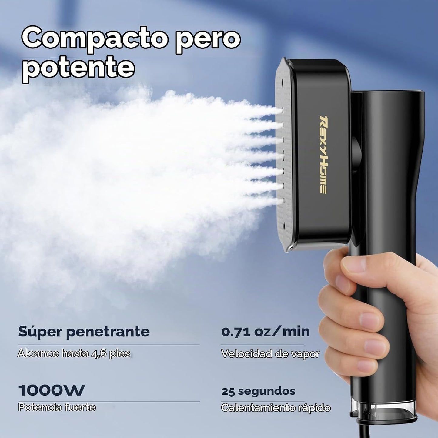 REXYHOME Vaporizador de viaje para ropa: Potente vaporizador y plan...