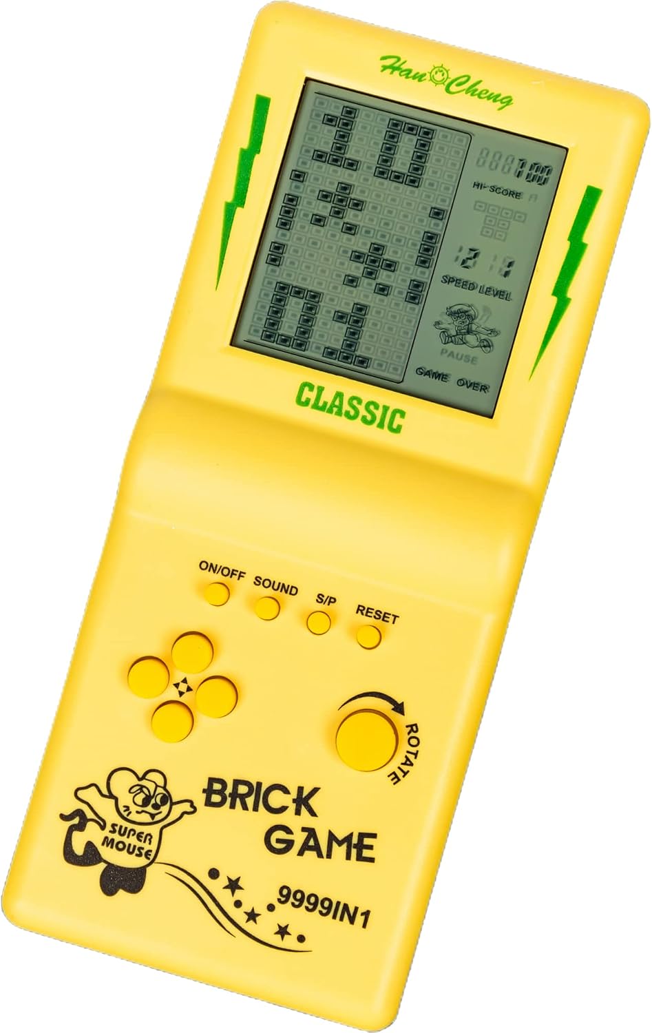 Consola de juego de ladrillos portátil retro, Tanque\/Racing\/Build...