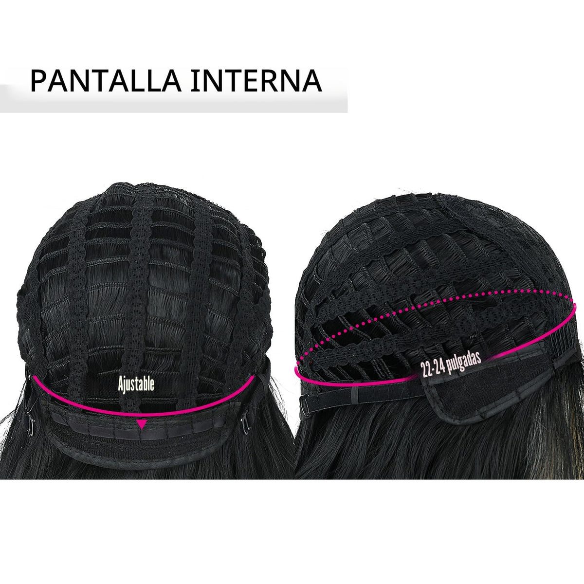 LANCAINI Pelucas de corte Bob pastel con flequillo para mujer, pelu...