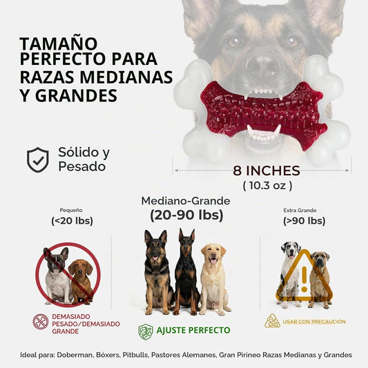 Kseroo - Juguetes resistentes para perros de raza grande que son ma...