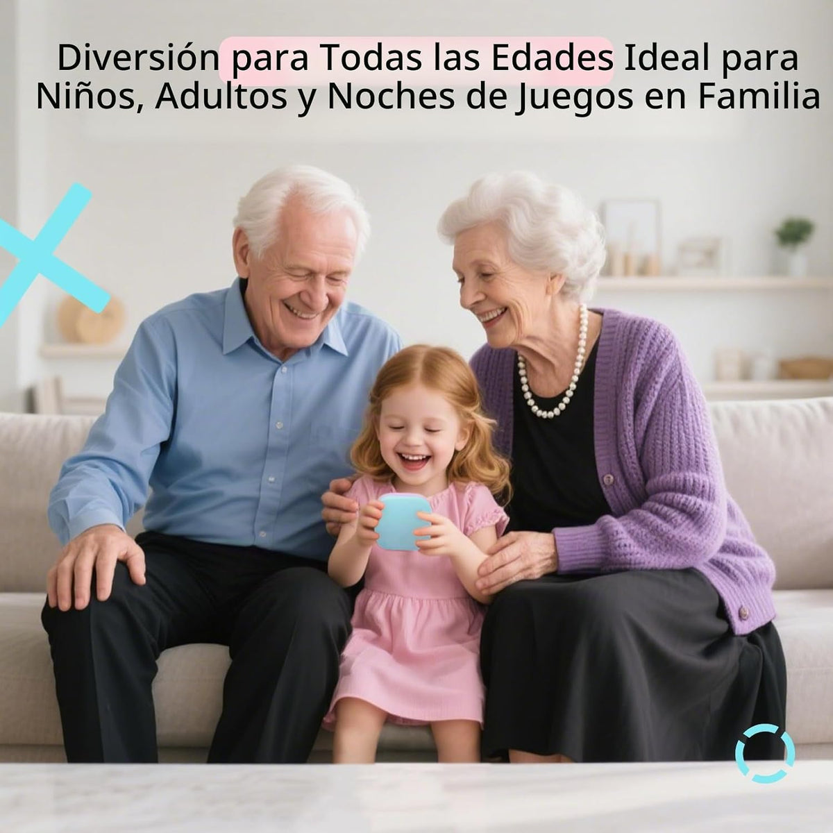 BearHonie Juego electrónico de Tic Tac Toe - Rompecabezas portátil...